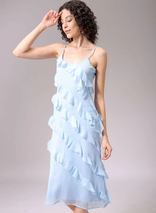 Freehand Women A-Line Casual Solid Slip Dress