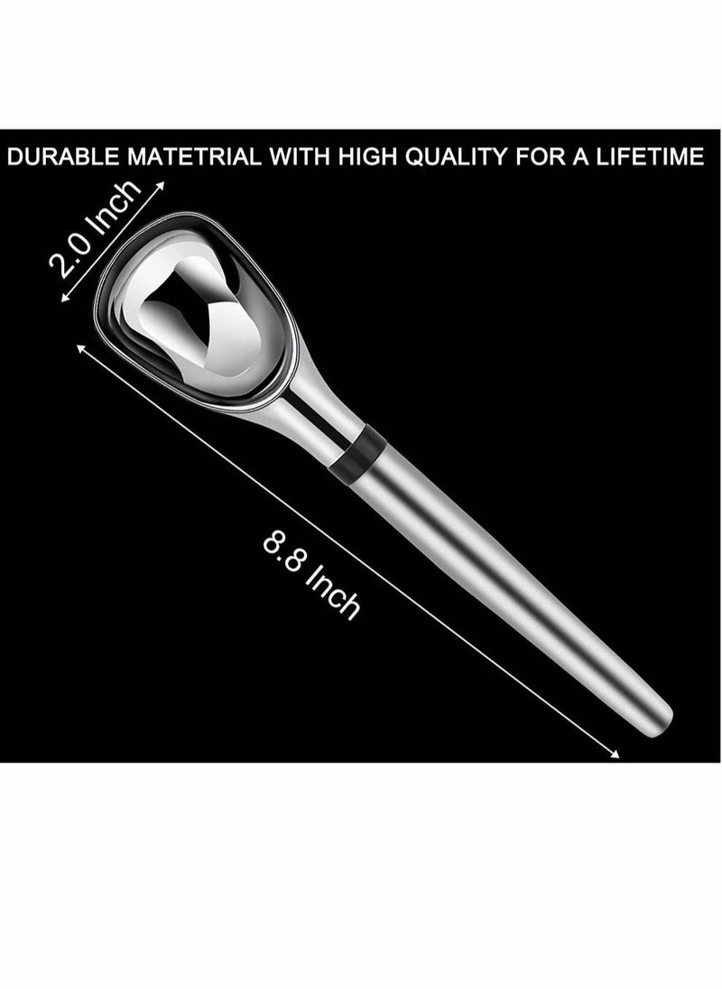 Generic - Ice Cream Scoop, Stainless Steel Ice Cream Scooper, Ergonomic, Non-Stick, Anti-Freeze Kitchen Food Scoop Dishwasher Safe Ice Cream Spade for Ice Cream, Fruit, Mashed Potato, 22.3 cm - Image 1