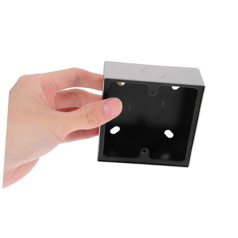 صندوق تقاطع الفولاذ المقاوم للصدأ المدمج غطاء مقاوم للغبار مخرج كهربائي سكني تجاري - Image 5