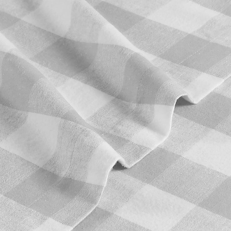 Eddie Bauer - Full Sheets, Cotton Flannel Bedding Set, Brushed For Extra Softness, Cozy Home Decor (Lakehouse Plaid, Full) - Image 3