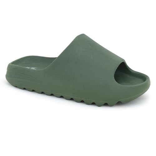 Hygear Men's Moulded Slipper-HG-GE-1029-Olive green-9 - Image 1