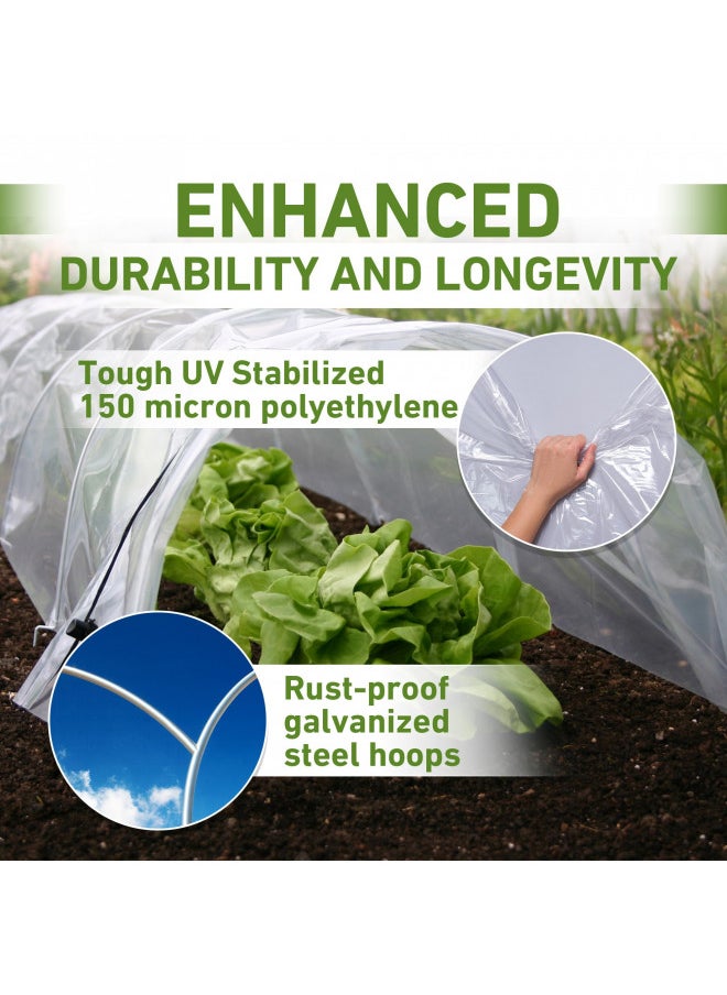 Tierra Garden - Tierra Garden 50-5050 Haxnicks Easy Poly Tunnel Garden Cloche, Standard - Image 1