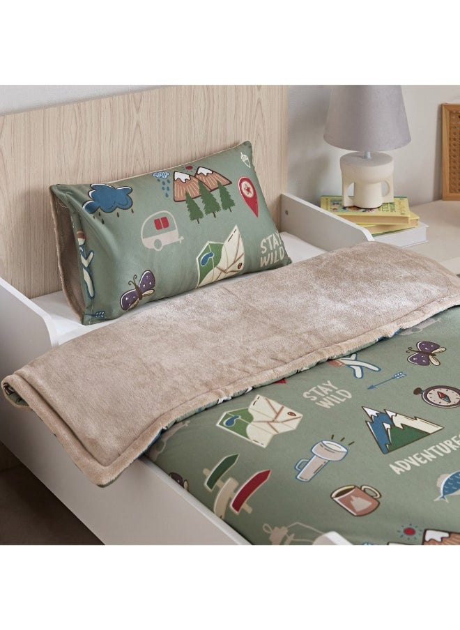 Home Box Adventurer Camping 2-Piece Toddler Comforter Set 100 X 140 Cm  - Image 2