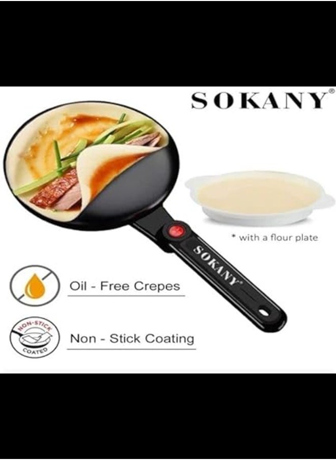 sokany SOKANY Pancake Machine automatic Non-stick Pancake Processing Crepe Maker Electric mini souffle maker chapati cake maker muffin  - Image 2