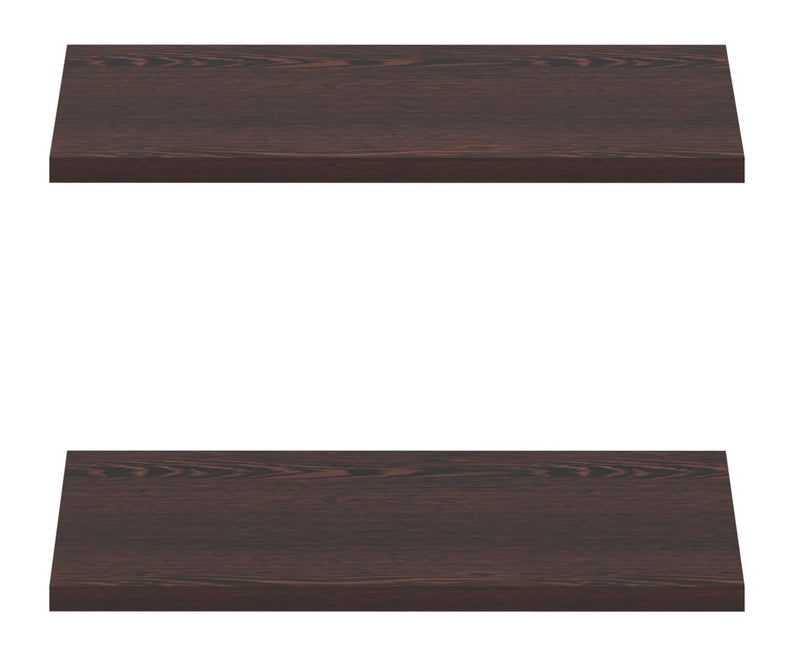 Captiver MDF Wood Wall Mount Decorative Shelf Stand 2 (Tier 2,10X30 CM, Wenge) Office Living Room Kitchen Décor Shelves Multipurpose Storage Organizer - Image 5