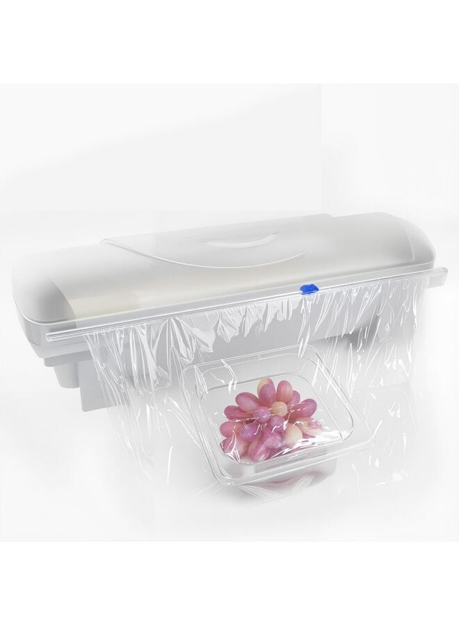 موزع أغشية التغليف، لفة واحدة من غلاف الطعام البلاستيكي وحامل رقائق الألومنيوم، قاطع منزلق، مطبخ مطعم خدمة الطعام شديد التحمل - Image 3