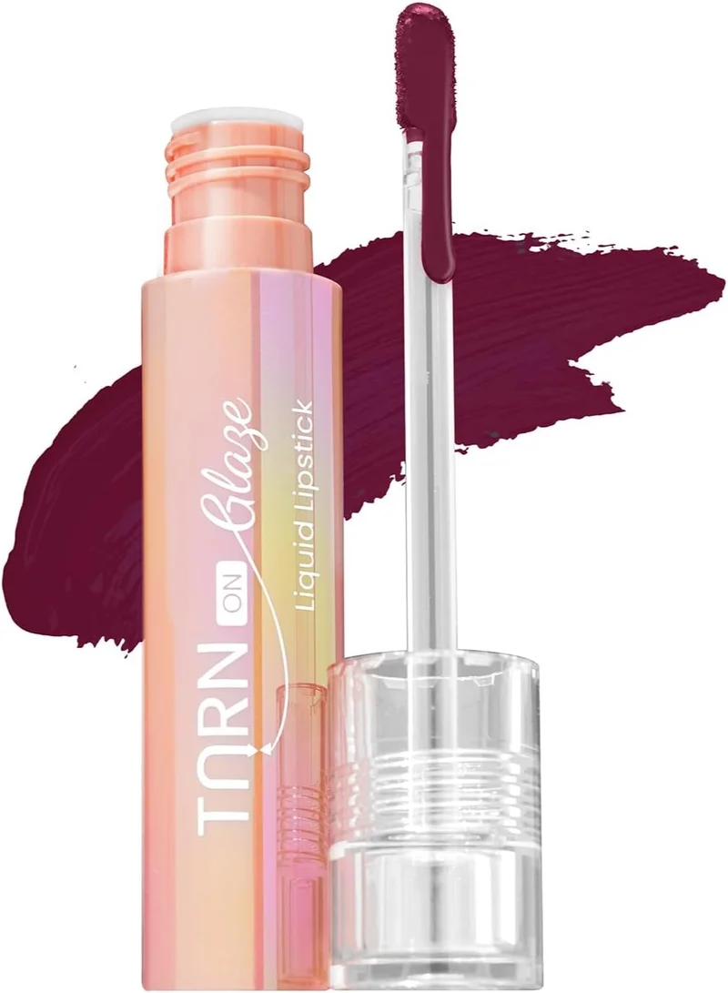 Swiss Beauty SWISS BEAUTY Select Turn On Glaze Liquid Matte Lipstick| Vinyl- Like-Shine | Infused With Vitamin E And Argon Oil | Shade- Stand Out Maroon, 3Ml |