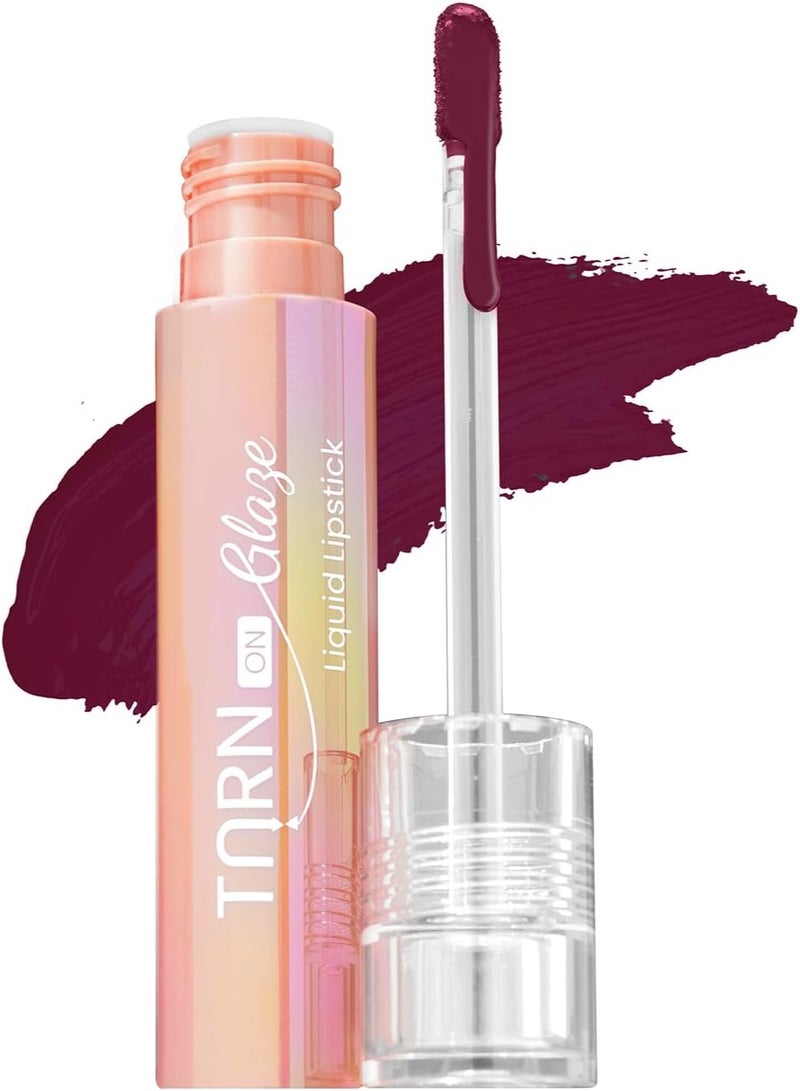 SWISS BEAUTY Select Turn On Glaze Liquid Matte Lipstick| Vinyl- Like-Shine | Infused With Vitamin E And Argon Oil | Shade- Stand Out Maroon, 3Ml | - Image 1
