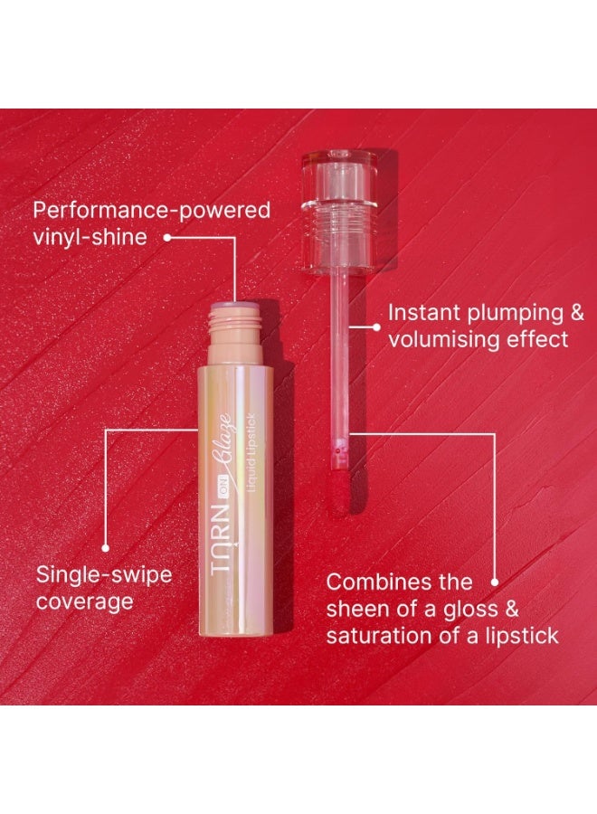 SWISS BEAUTY Select Turn On Glaze Liquid Matte Lipstick| Vinyl- Like-Shine | Infused With Vitamin E And Argon Oil | Shade- Stand Out Maroon, 3Ml | - Image 3