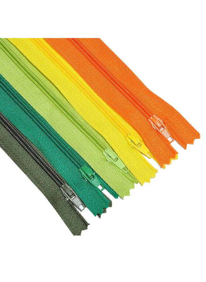 Mandala Crafts Nylon Zippers For Sewing 5 Inch 100 Pieces Bulk Zipper Supplies In 20 Assorted Colors By  - Image 2