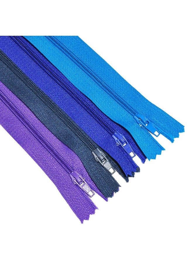 Mandala Crafts Nylon Zippers For Sewing 5 Inch 100 Pieces Bulk Zipper Supplies In 20 Assorted Colors By  - Image 4