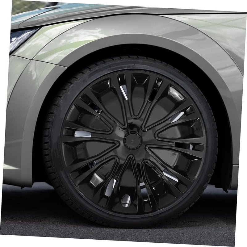 أغطية عجلات السيارات الملونة العالمية مقاس 14 بوصة سهلة التركيب وأغطية الجنوط الأنيقة - Image 4