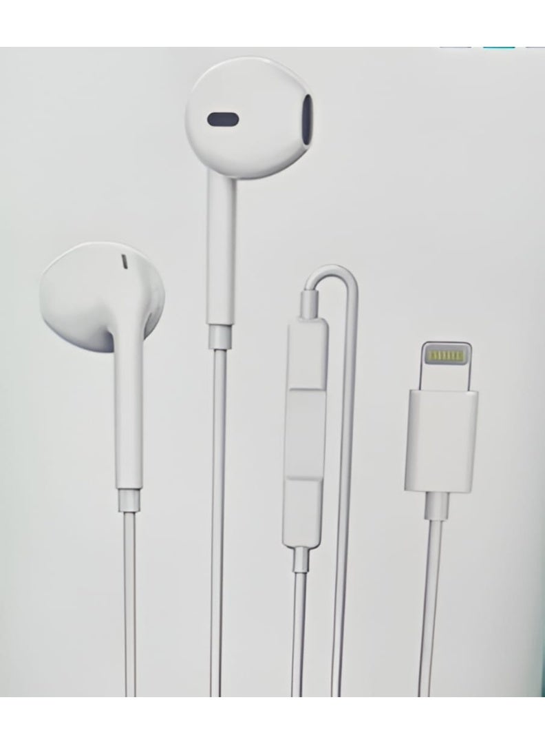 سماعات أذن سلكية بموصل لايتنينج من إكس-باور | صوت نقي، صوت عالي الوضوح، وتصميم عازل للضوضاء (XP-i15L)