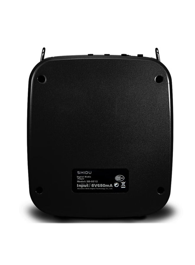 SHIDU S512 Little Bee Amplifier, Teacher-specific Classroom Amplifier, High-volume Outdoor Loudspeaker, Tour Guide Long-lasting Anti-howling Megaphone, Wired Microphone, Black - Image 5