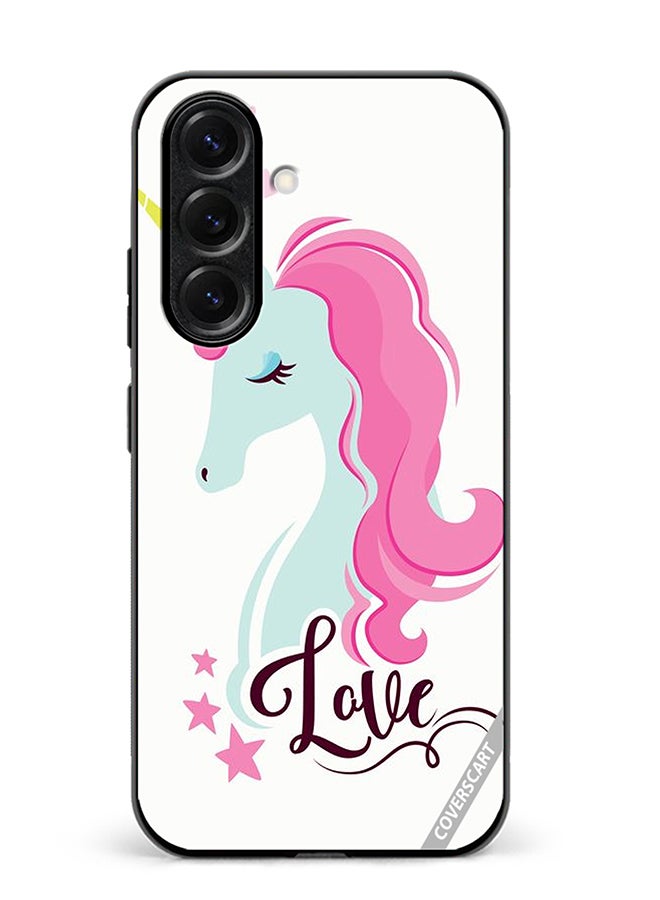 VR CREATIVE Protective Case Cover For Samsung Galaxy S25 Plus Love Unicorn Design Multicolour