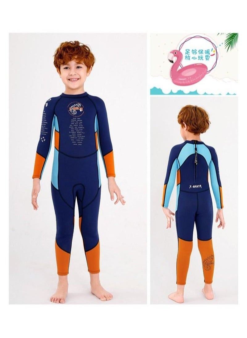 Othes - Keep Warm Children Diving Suit Three-layer High Elastic Wetsuit For Boys - Image 1