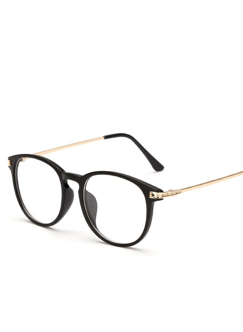 HDCRAFTER Full Rim Round Frame Optical Reading Glasses