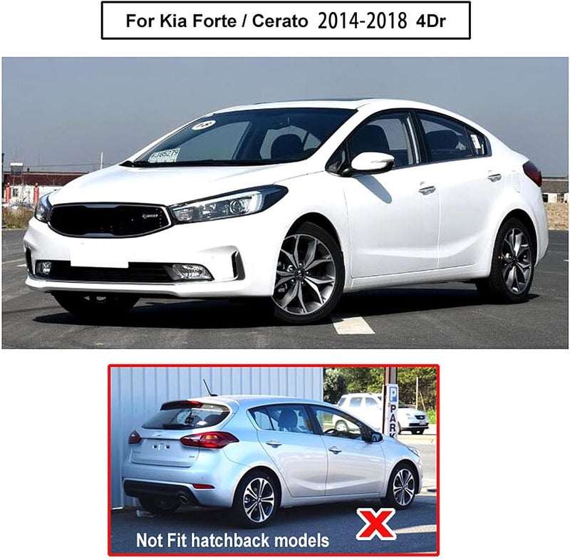 QASULER Mudflaps for Kia Forte Cerato K3 2017-2018 - Image 3