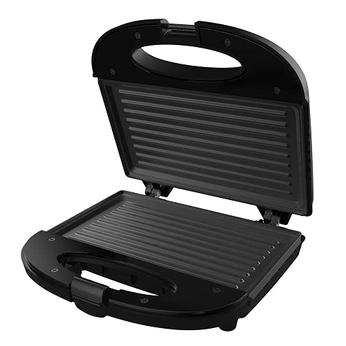 Crompton InstaServe Grill 800 Watts Sandwich Maker with Powerful Heating element (Black) - Image 1