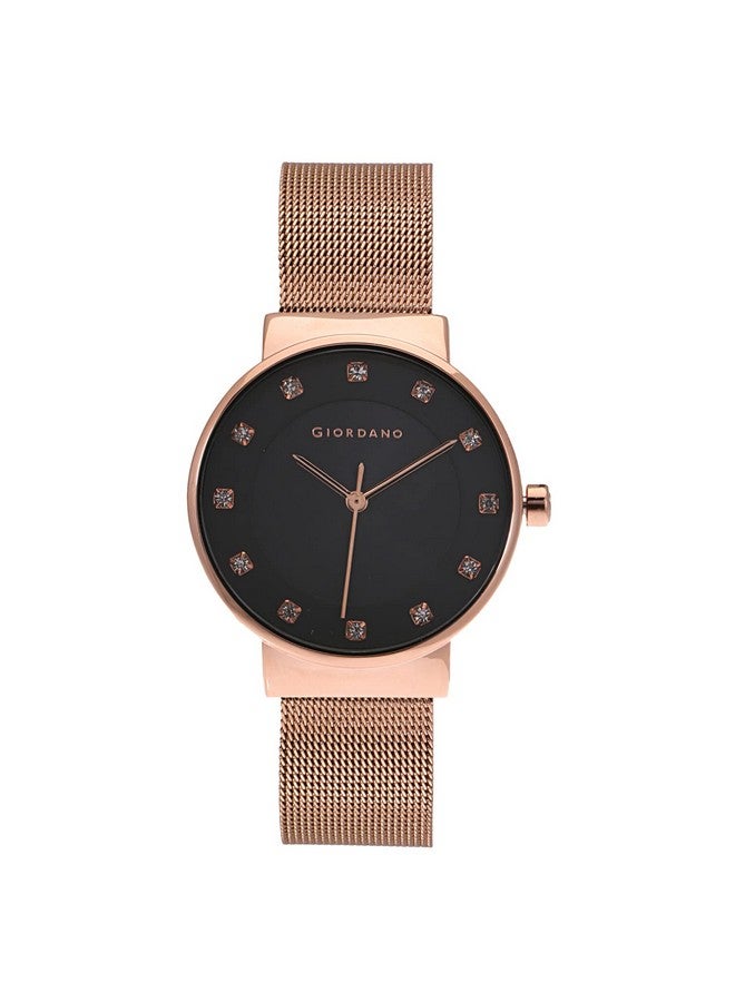 Giordano Analog Stylish Watch for Women | Water Resistant Simple and Fashion Watch Round Shape with Stainless Steel Case Wrist Watch for Ladies & Girls | Ideal Gift for Female - A2062 - Image 1