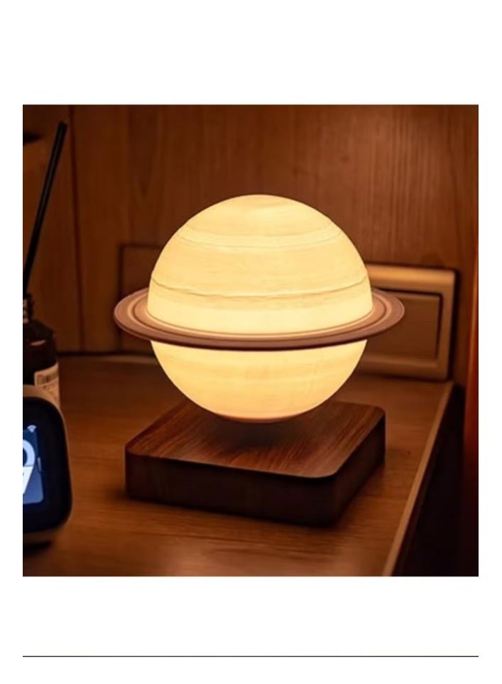 فيبكا MBETA Magnetic Levitation Saturn Lamp – Floating Planet Night Light for Kids Bedroom, Office Decor & Creative Gift - Image 1