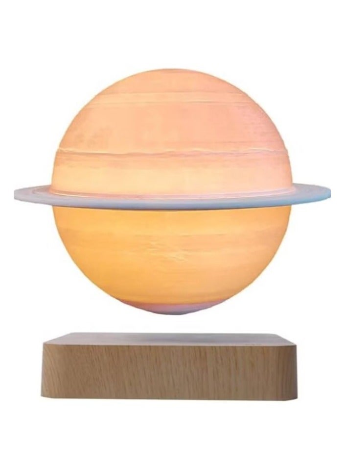 فيبكا MBETA Magnetic Levitation Saturn Lamp – Floating Planet Night Light for Kids Bedroom, Office Decor & Creative Gift - Image 2