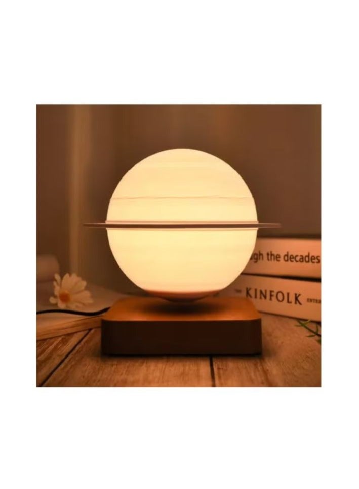 فيبكا MBETA Magnetic Levitation Saturn Lamp – Floating Planet Night Light for Kids Bedroom, Office Decor & Creative Gift - Image 3