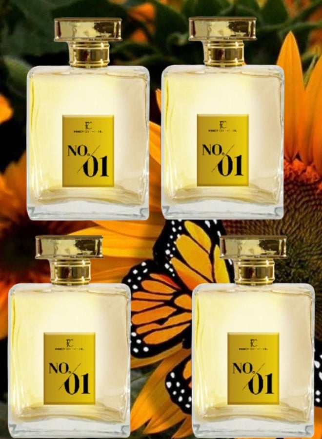 FANCY COLLECTION 4 Pieces No.01 Perfume 100ML - Image 1