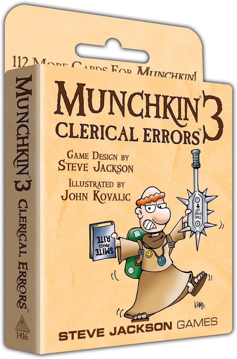Steve Jackson Games Munchkin 3 - Clerical Errors, Multi - Image 1