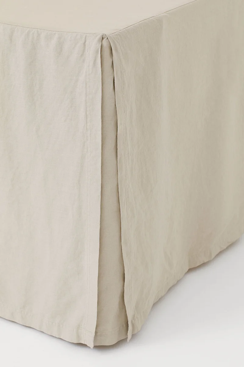 H&M Washed linen valance
