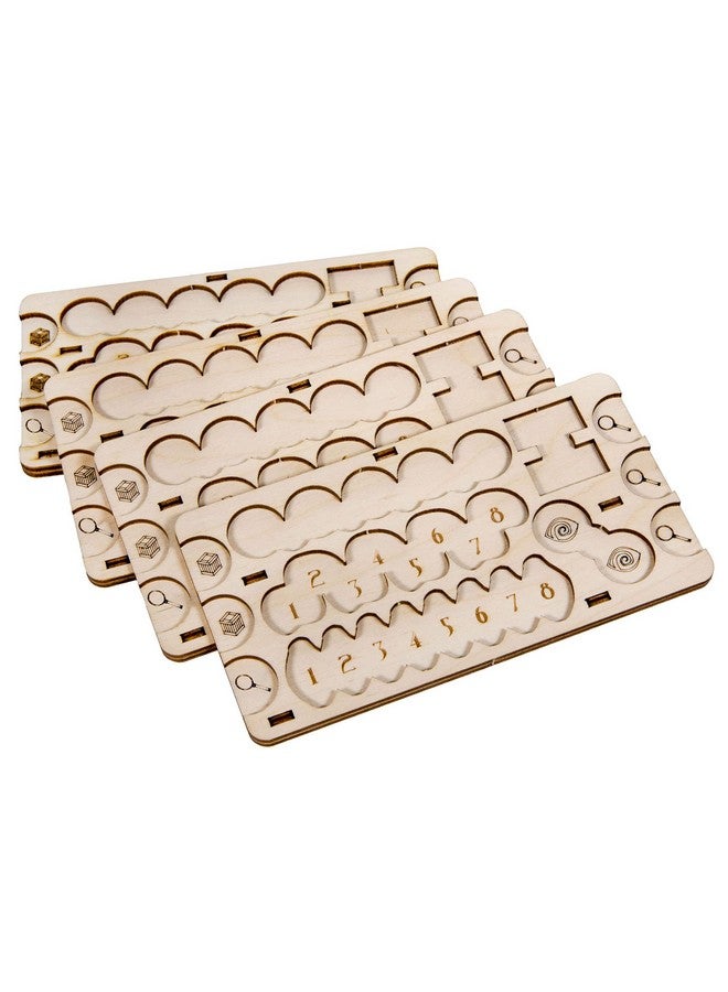 The Broken Token Eldritch Player Board - Wood Player Boards Compatible with The Eldritch Horror (Pack of 4) - Image 2