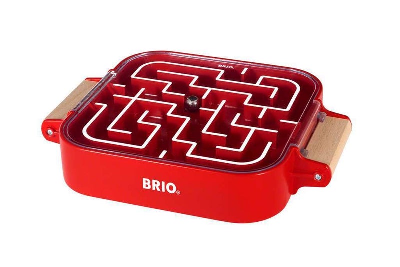 BRIO 34100 Labyrinth Take Along A Fun Travel Version of The Classic Labyrinth Game for Kids Ages 3 and Up - Image 3