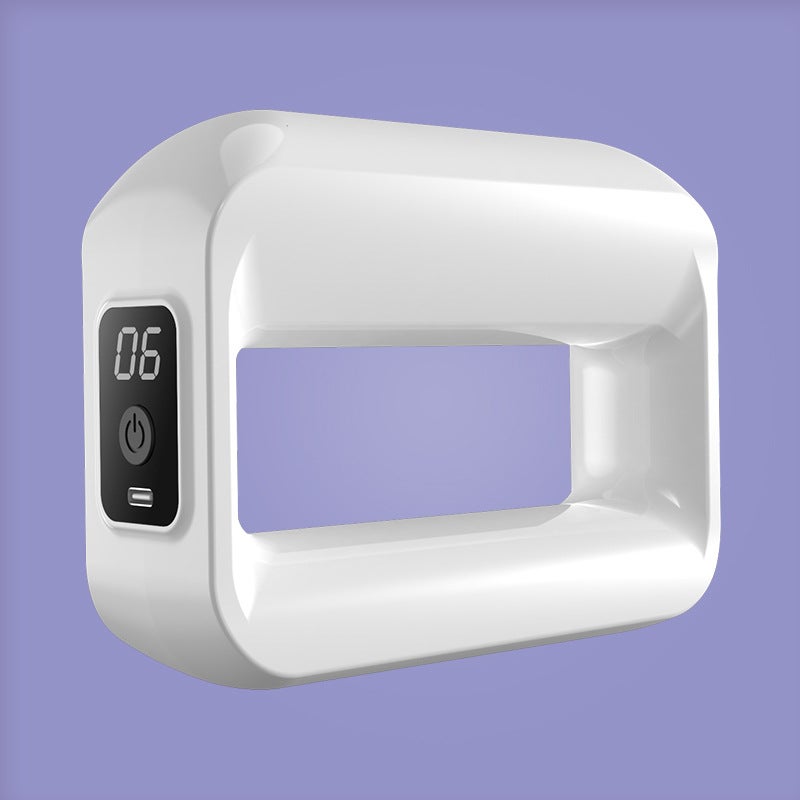 Generic Vibrating Yoga Wheel Muscle Relaxation Mini Massager 051 White 