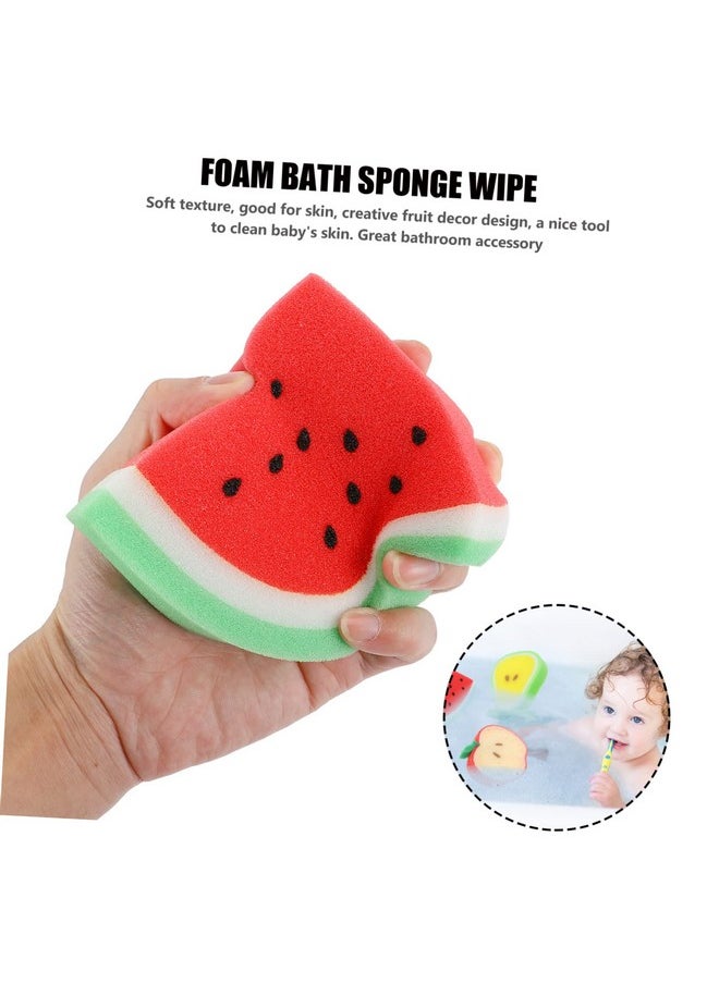 TOYANDONA - 4Pcs Bath Bath Rinser Exfoliator Loofah Cartoon Bath Sponge Pu Sponge Material Mesh The Bath - Image 1