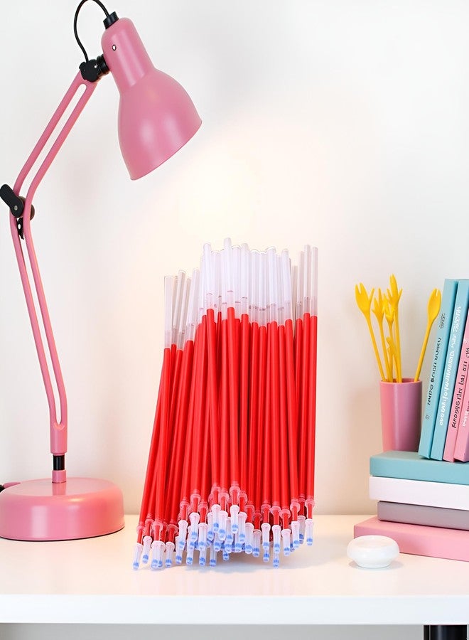 GANPUB 20Pcs Red Gel Pen Refills Wear-Resistant Super-Smooth Plastic Ink Needle Tubing 0.5mm Penpoint Refills Office StylusFor Students, Schools and Offices，Ink Pen Refills,Writing and Correction Supplies - Image 5