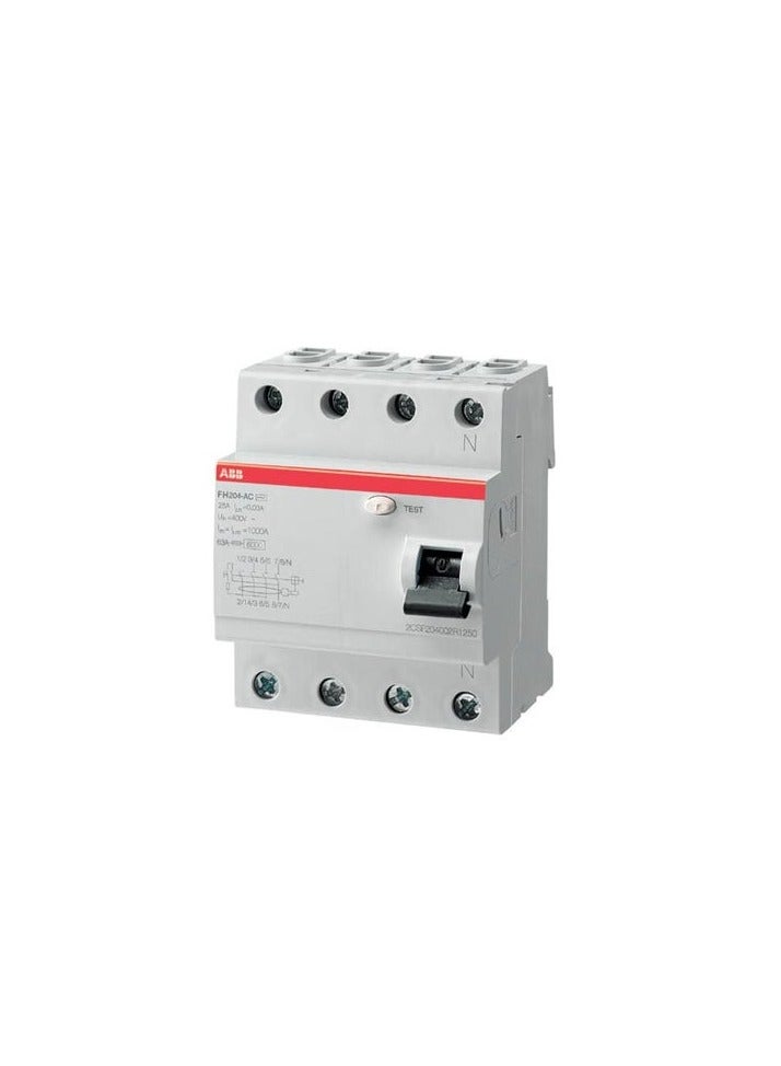 ELCB 25A 4P100MA 240V 50HZ