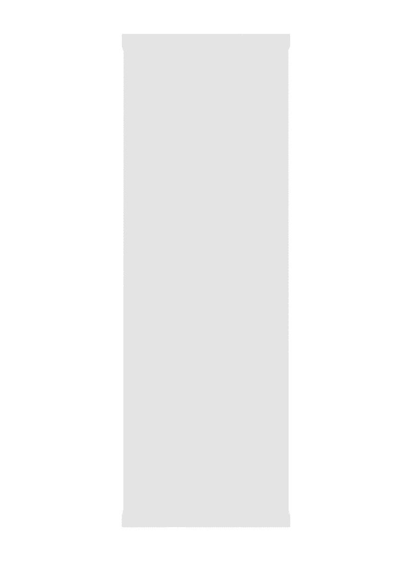 فيداكسل رف حائط أبيض 104x20x58.5 سم خشب هندسي  - Image 3