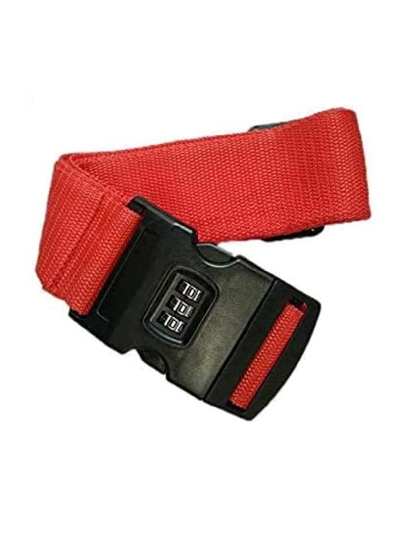 3 DIGITS PASSWORD LOCK Luggage Straps, Lock Buckle Packing Straps Adjustable Belts for Suitcases Strap Travel Belts Accessories RED - pzsku/Z3313C6DF56782DA5A0BDZ/45/_/1706010536/cd8624e3-2b25-4d19-a155-5df77ddf83b4