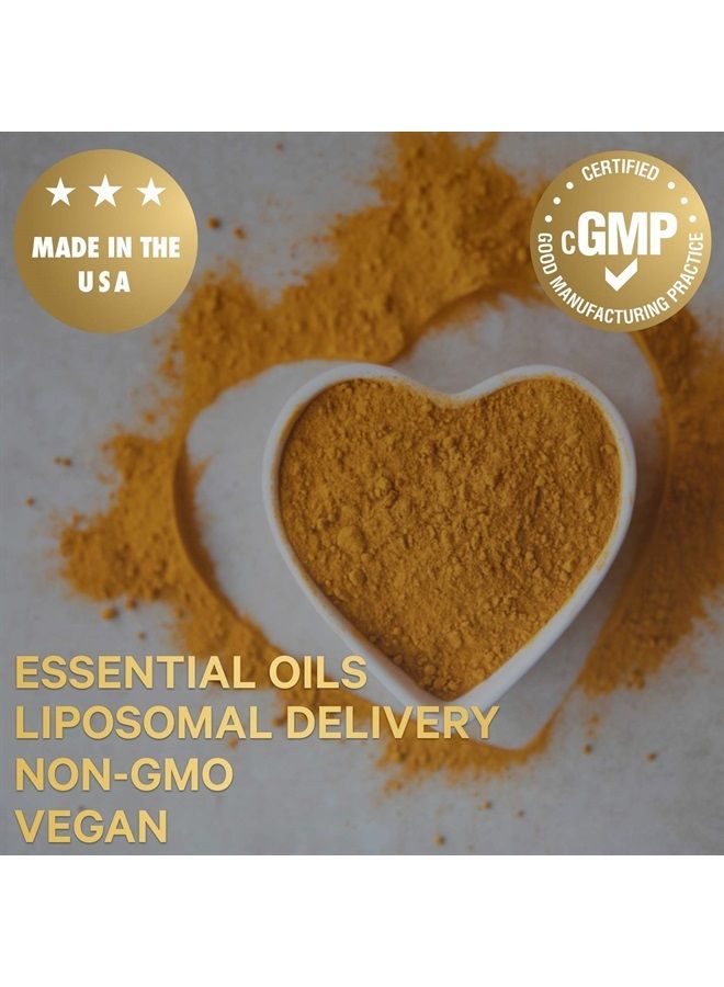 Codeage مكمل الكركم العضوي - 95% مستخلص الكركمين في كبسولات - مزيج نباتي مخمر عضوي مع الفلفل الأسود، الأشواغاندا، الزنجبيل، ستيفانيا، البوسويليا، الكمون، الزيت، المرارة الهضمية - 90 كبسولة - Image 5