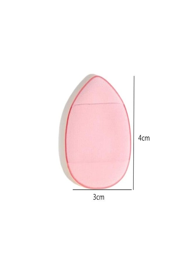 Ebonee 10 Pack Finger Powder Puff with Finger Holder Strap, Mini Fingertip Makeup Sponge Pad for Liquid Foundation, Cream, Concealer, Eye Shadow, Wet Dry Beauty Makeup Tools (5 Color) - Image 3
