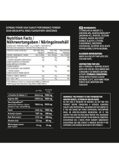 nano SUPPS Hyper Pump pre-workout Creatine-free - Sour Green Apple - (420 g)  - Image 2
