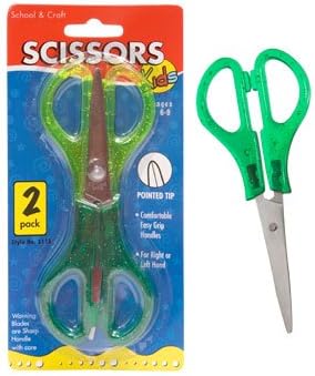 JOT 5 Childrens PointedTip Scissors 2ct Packs - Image 1