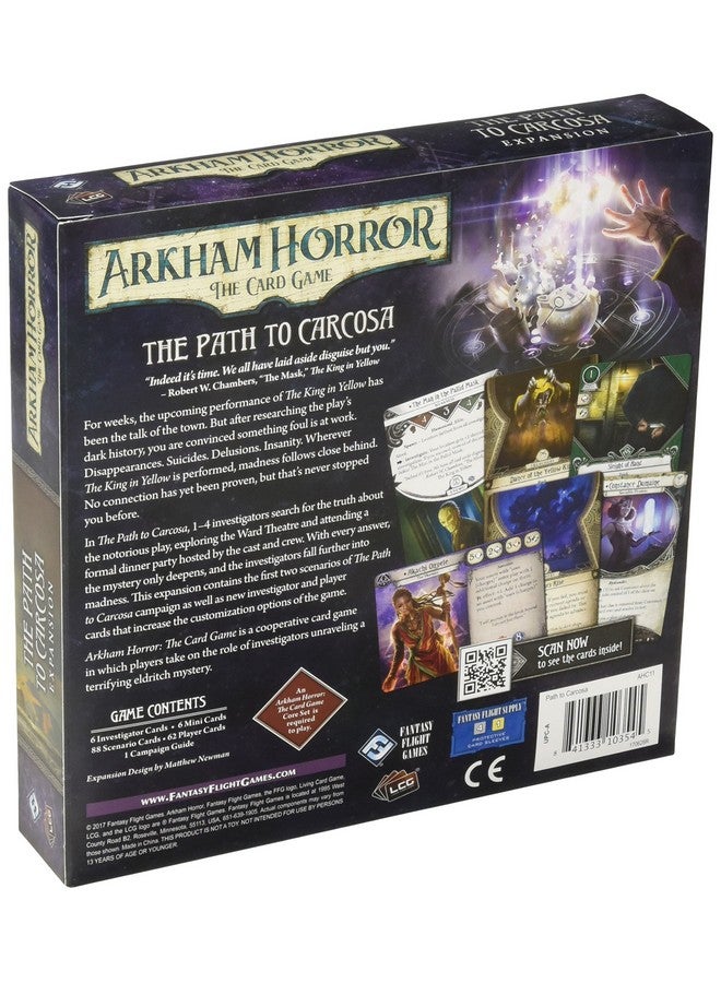 Fantasy Flight Games Arkham Horror The Card Game Path to Carcosa Deluxe EXPANSION - Uncover Madness and Mystery! Cooperative Living Card Game, Ages 14+, 1-4 Players, 1-2 Hour Playtime - Image 2