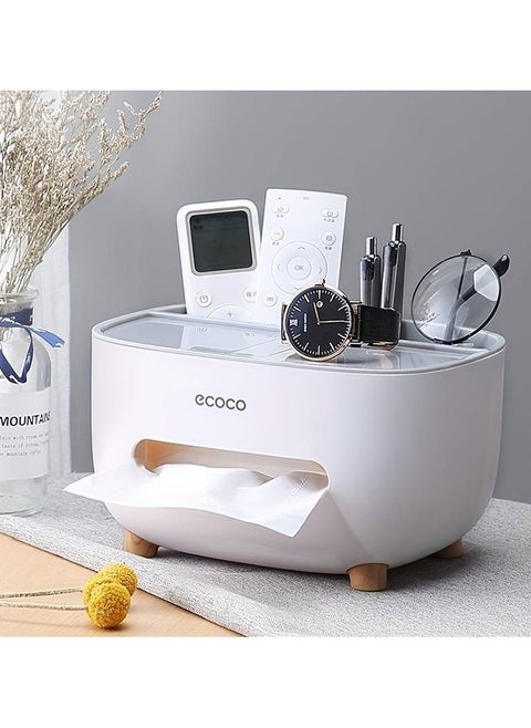 Multifunctional Tissue Box Cover & Tools Holder
