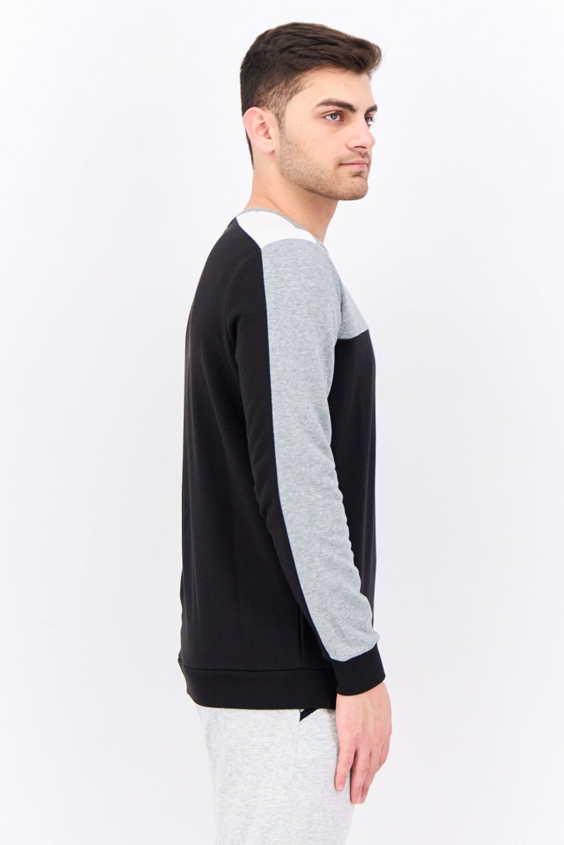 PUMA Men Sportswear Fit Long Sleeves Outdoor Sweatshirt, Grey - Image 3