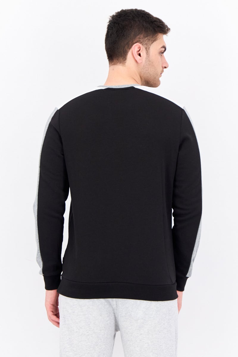 PUMA Men Sportswear Fit Long Sleeves Outdoor Sweatshirt, Grey - Image 2