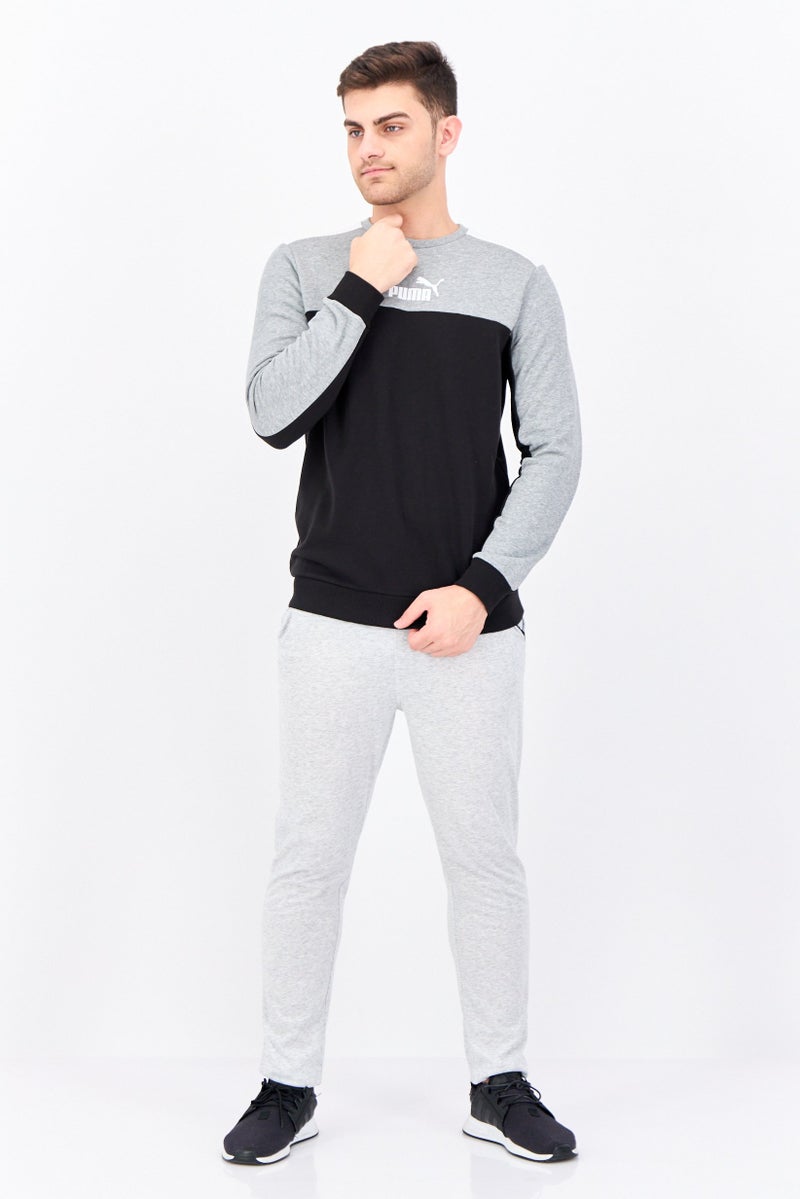 PUMA Men Sportswear Fit Long Sleeves Outdoor Sweatshirt, Grey - Image 4