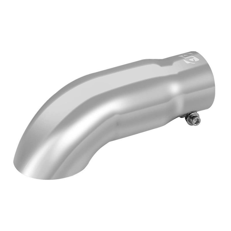 Exhaust tip 25 Inlet Bolt on Turn Down Design Stainless Steel Car Muffler Tips 25 ID x 3OD x 9L