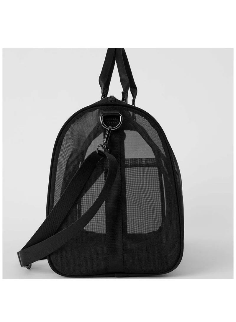 yoga transparent net bag luggage bag yoga gym bag sports women's bag outdoor gym bag travel crossbody bag - Image 2