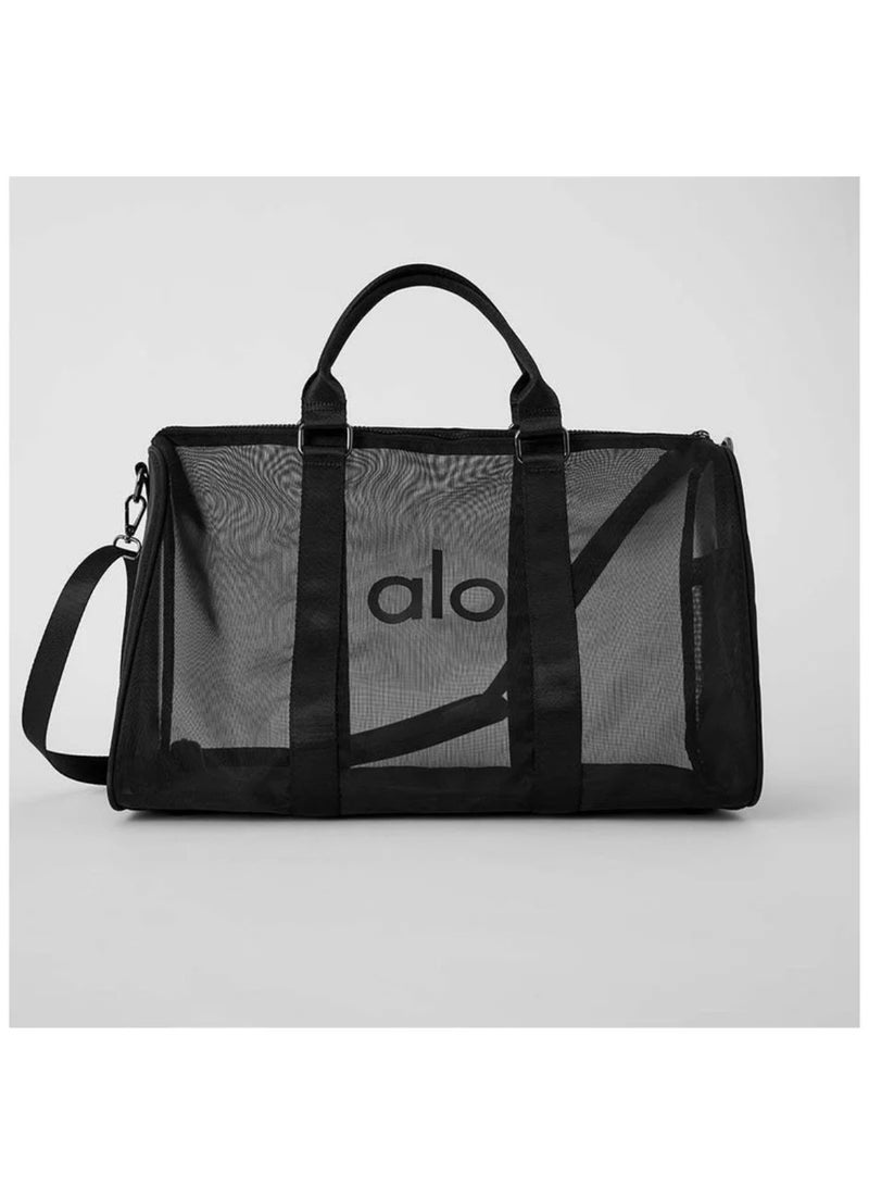 yoga transparent net bag luggage bag yoga gym bag sports women's bag outdoor gym bag travel crossbody bag - Image 1